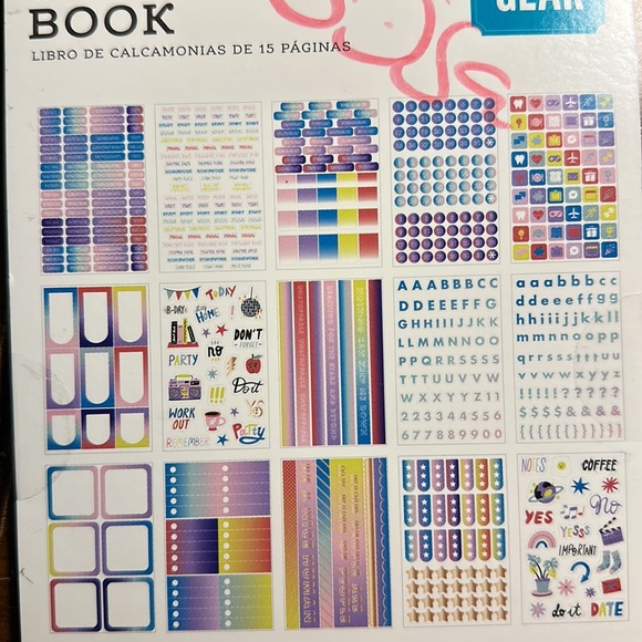 Planner stickers new never used . 15 pages 2 books with 600 stickers each - Picture 2 of 3